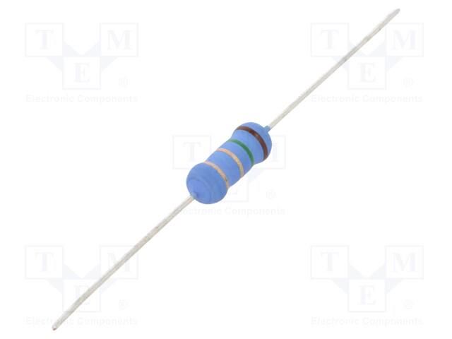 Resistor: metal oxide; 1.5Ω; 2W; ±5%; Ø5x12mm; -55÷155°C TE Connectivity ROX2SJ1R5