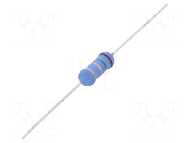 Resistor: metal oxide; 1.5Ω; 2W; ±5%; Ø5x12mm; -55÷155°C TE Connectivity ROX2SJ1R5