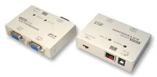 EXTENDER, VGA, CAT5, UK PLUG KVM-VGAXT