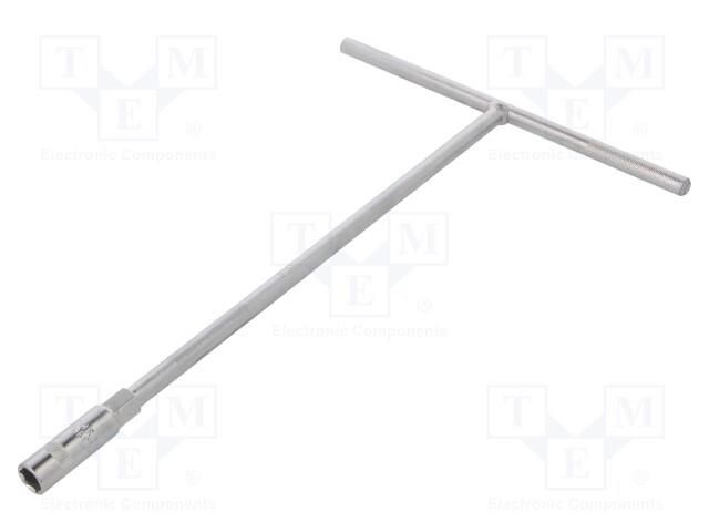 Wrench; socket spanner; HEX 9mm; Chrom-vanadium steel; L: 300mm PROLINE PRE-29084