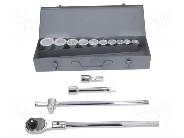 Wrench-set; 6-angles,socket spanner; Chrom-vanadium steel PROLINE PRE-18804