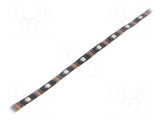 Programmable LED tape; RGB; 5050; LED/m: 30; 10mm; black PCB; IP20 IPIXEL LED S010030CB3SB7-B