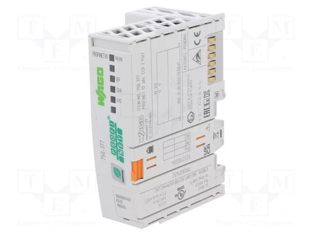 Industrial module: fieldbus interface; 0÷55°C; IP20; 24VDC WAGO 750-377