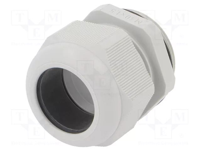 Cable gland; M40; 1.5; IP68; polyamide; grey FIBOX GPAM40