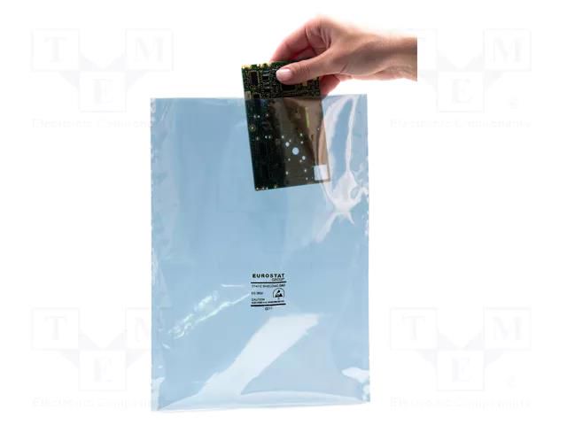 Cleanroom acces: protection bag; cleanroom; Thk: 76um; W: 76mm EUROSTAT GROUP ERS-208730525