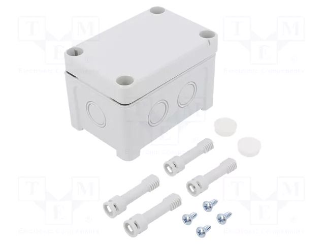 Enclosure: junction box; X: 65mm; Y: 95mm; Z: 60mm; wall mount; ABS FIBOX TAM090706