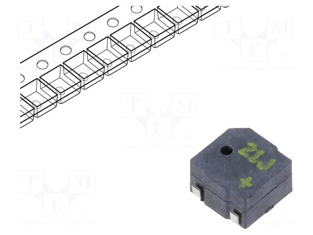 Sound transducer: electromagnetic signaller; SMD; 4kHz; 100mA Cre-sound Electronics LET5030DS-03L