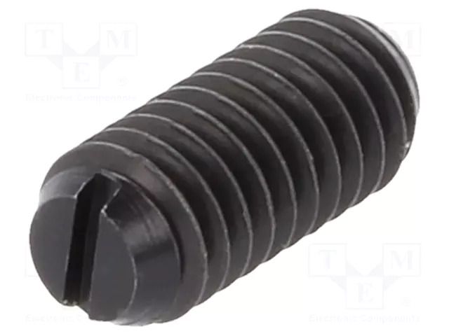 Ball latch; steel; Thread: M4; 9mm; F1: 6N; F2: 14.5N; Cut: slotted ELESA+GANTER GN615-M4-K