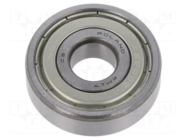 Bearing: ball; Øint: 10mm; Øout: 30mm; W: 9mm; bearing steel NSK NSK6200-ZZ/C3-E