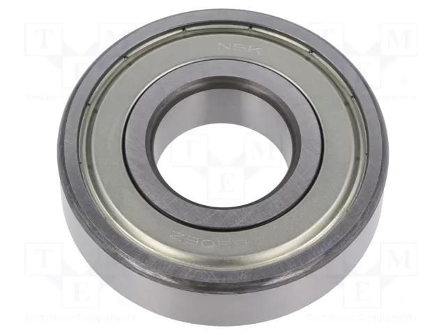 Bearing: ball; Øint: 30mm; Øout: 72mm; W: 19mm; bearing steel NSK NSK6306-ZZ-CM