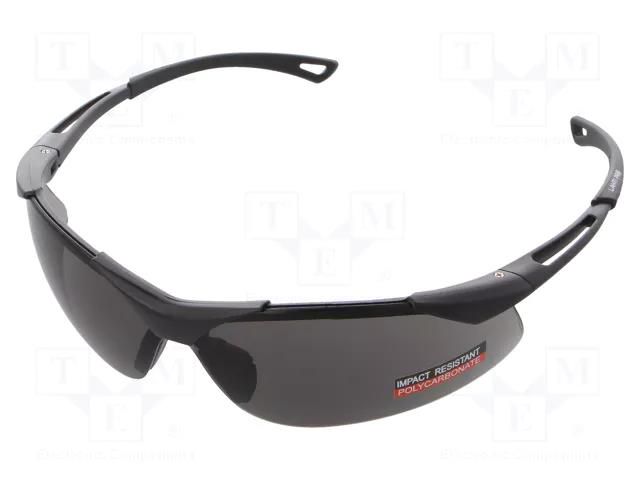 Safety spectacles; Lens: grey; Protection class: FT LAHTI PRO LAHTI-L1500300