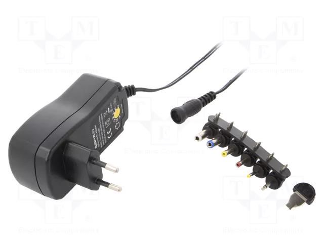 Power supply: switching; mains,universal,plug-in; 3VDC,; 2.25A ESPE ESPE-30UN-W2E-MP