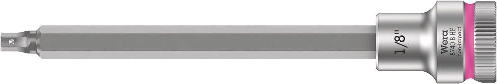 8740 B HF Zyklop bit socket with holding function, 3/8" drive, 1/8"x107.0, Wera 05003081001