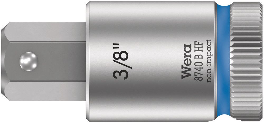 8740 B HF Zyklop bit socket with holding function, 3/8" drive, 3/8"x38.5, Wera 05003093001