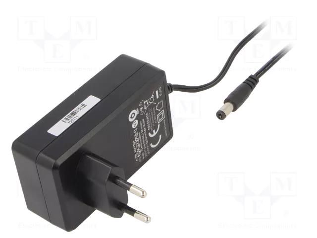 Power supply: switching; mains,plug-in; 12VDC; 3A; 36W; 87.41% POS POSC12300A-H