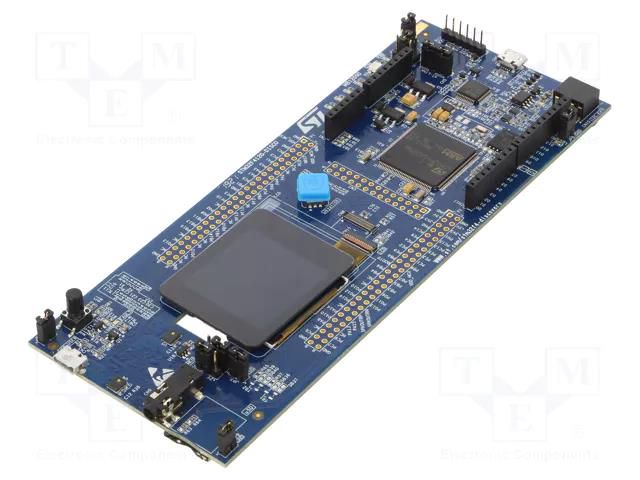 Dev.kit: STM32; prototype board; Comp: STM32F412ZGT6,LCD display STMicroelectronics STM32F412G-DISCO