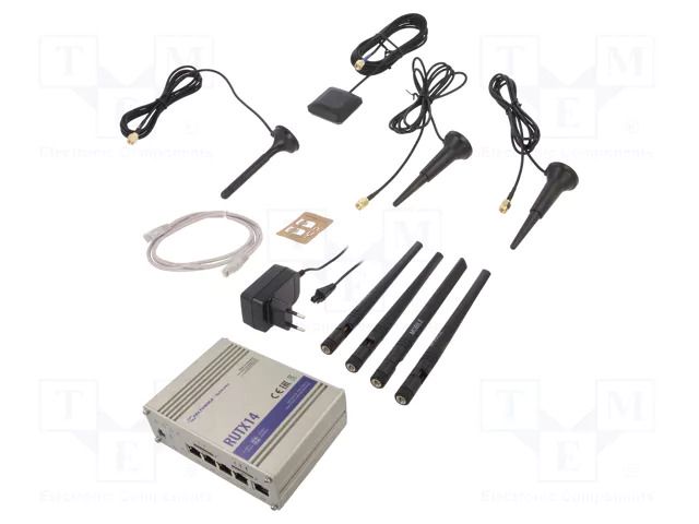 Module: router LTE; Bluetooth: BLE; IEEE 802.11ac/ b/g/n; DDR3 TELTONIKA RUTX14