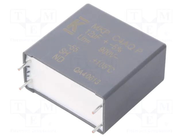 Capacitor: polypropylene; DC-Link; 12uF; Uoper: 900VDC; 14.4A; THT KEMET C4AQOBW5120P3FJ
