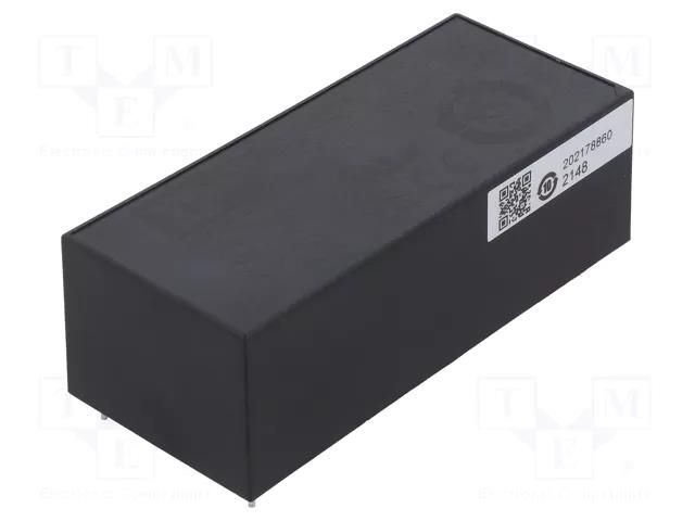 Converter: AC/DC; 40W; Uin: 85÷305VAC; 24VDC; Iout: 1.66A; OUT: 1; 85% XP POWER VCE40US24