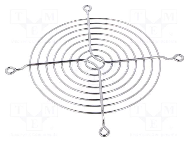 Guard; chrom-nickel steel; 120x120mm; screw; Ø4.57mm Qualtek Electronics 08130