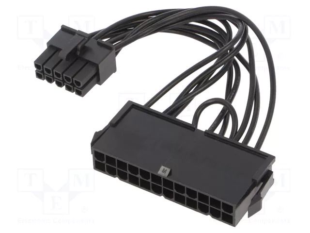 Cable: mains; 10pin male,ATX female 24pin; 0.1m AKYGA AK-CA-76