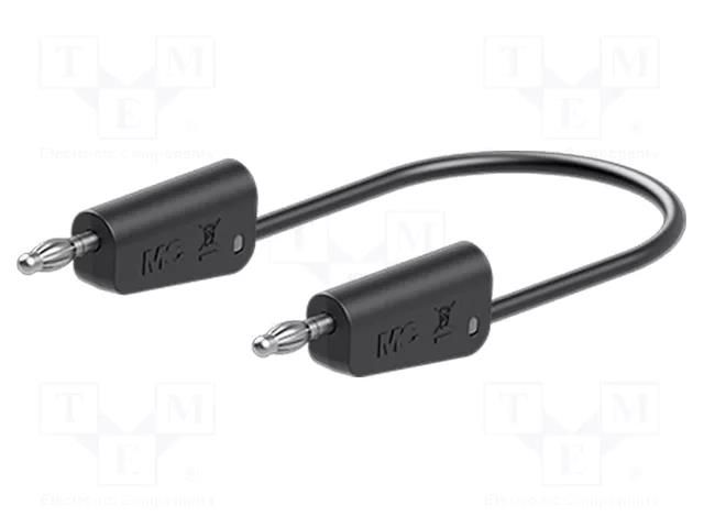 Test lead; 60VDC; 30VAC; 32A; banana plug 4mm,both sides; Len: 2m STÄUBLI LK-4N-S25-20021