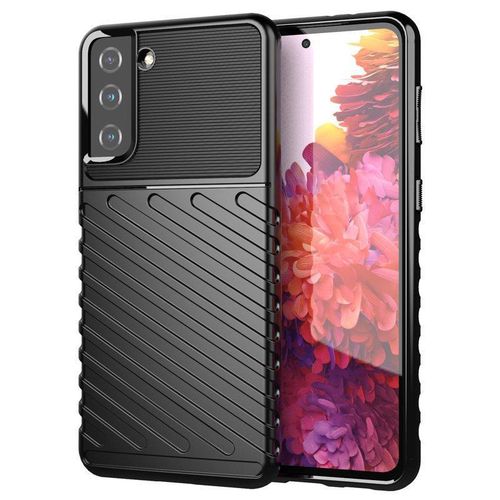Thunder Case flexible armored cover for Samsung Galaxy S22 + (S22 Plus) black, Hurtel 9145576240045