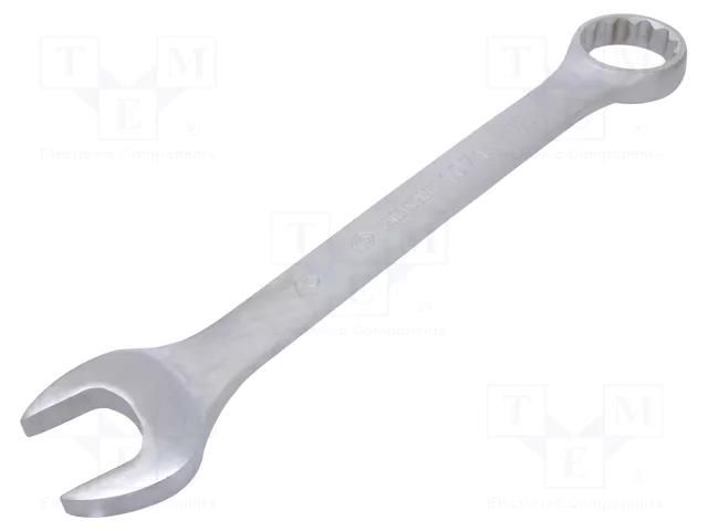 Wrench; bent,combination spanner; 75mm; Chrom-vanadium steel KING TONY KT-1071-75