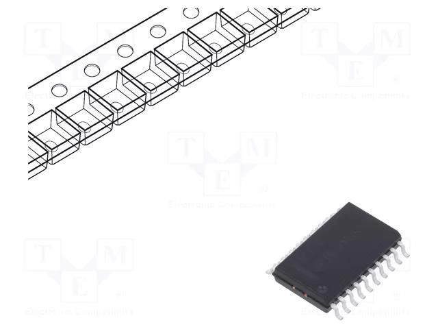 IC: digital; bidirectional,transceiver; Ch: 8; SMD; SO20; ACT ONSEMI MC74ACT245DWR2G