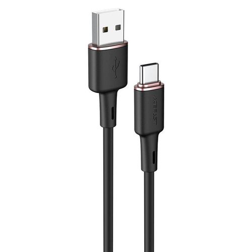 Acefast USB cable - USB Type C 1.2m, 3A black (C2-04 black), Acefast 6974316280767 6974316280767