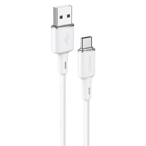 Acefast USB cable - USB Type C 1.2m, 3A white (C2-04 white), Acefast 6974316280774 6974316280774