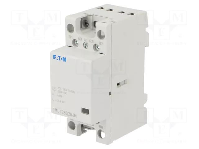 Contactor: 4-pole installation; 25A; 230VAC,230VDC; NC x4; CMUC EATON ELECTRIC CMUC230/25-04