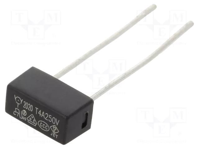 Fuse: fuse; 4A; 250VAC; time-lag; TE5; 883.200G ESKA 883223G