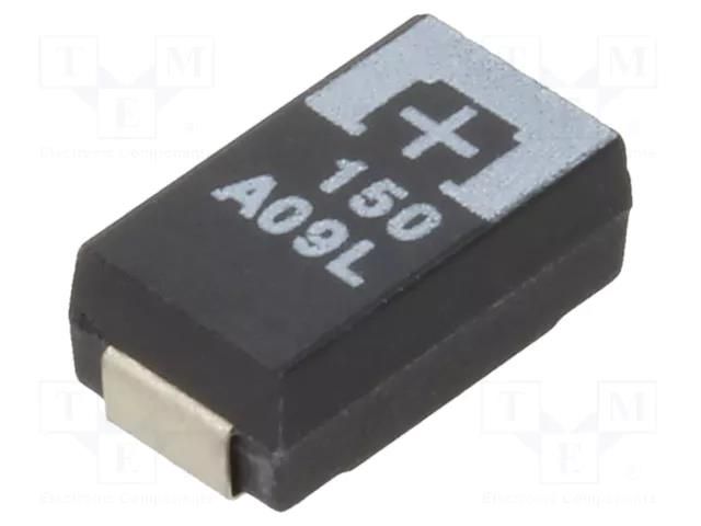 Capacitor: tantalum-polymer; 150uF; 10VDC; TPB; SMD; ±20%; 2000h PANASONIC 10TPB150MGL-BULK