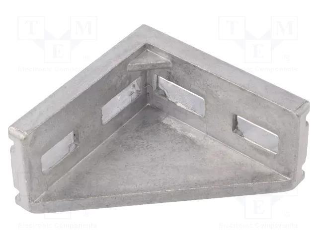 Angle bracket; for profiles; Width of the groove: 10mm; W: 38mm FATH FA-093W403N10