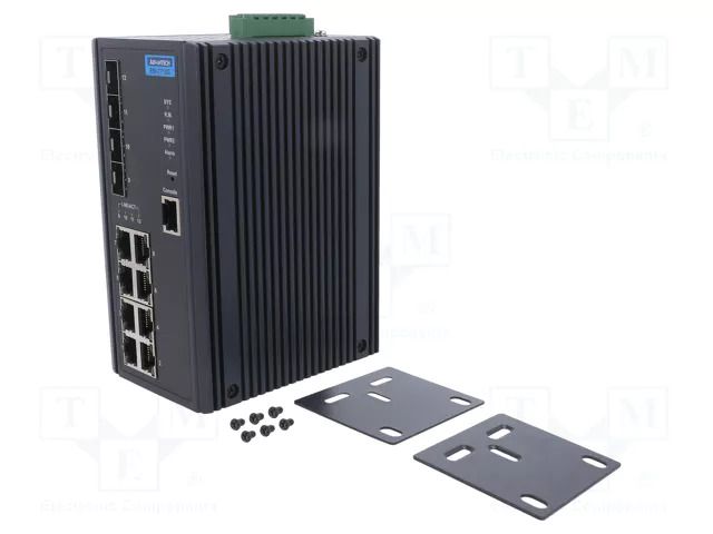 Switch Ethernet; managed; Number of ports: 12; 12÷48VDC; RJ45,SFP ADVANTECH EKI-7712G-4F-AE