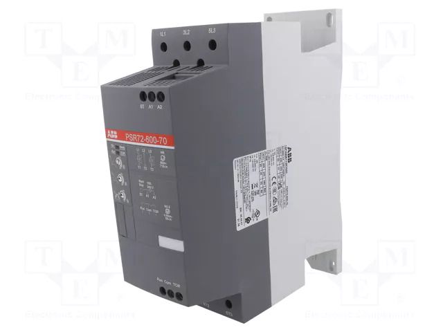 Automation module: softstart; Usup: 208÷600VAC; 37kW; PSR; 72A ABB PSR72-600-70