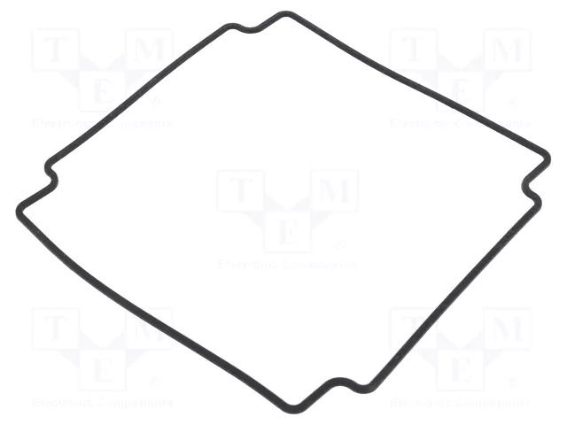 Gasket; for enclosures; Kit: rubber gasket x2; 2pcs. HAMMOND HM-1554QGASKET