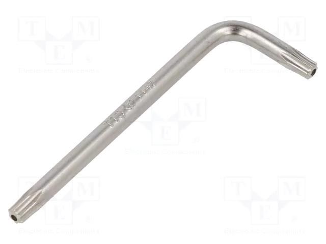 Wrench; Torx® with protection; T15H; tool steel; 55.5mm KING TONY KT-114715R