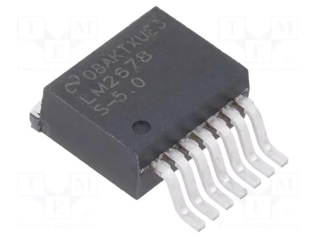 PMIC; DC/DC converter; Uin: 8÷40VDC; Uout: 5VDC; 5A; TO263-7; SMD TEXAS INSTRUMENTS LM2678S-5.0/NOPB