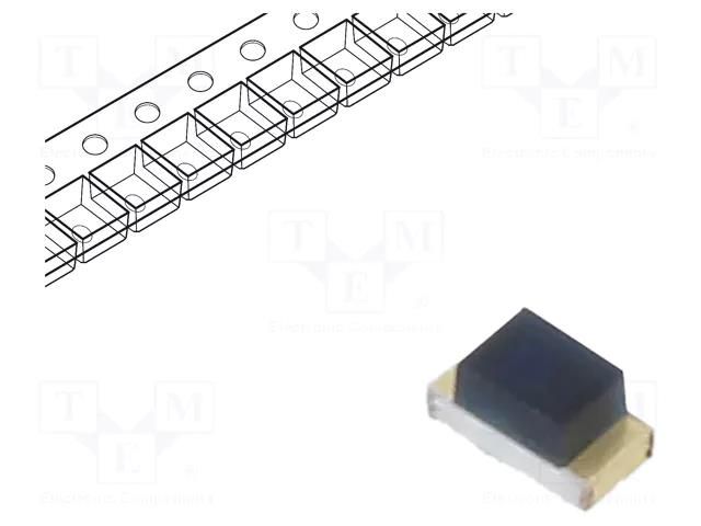 Phototransistor; SMD; Dim: 1.6x0.8x0.8mm; λp max: 940nm; 30V EVERLIGHT PT19-21B/L41/TR8