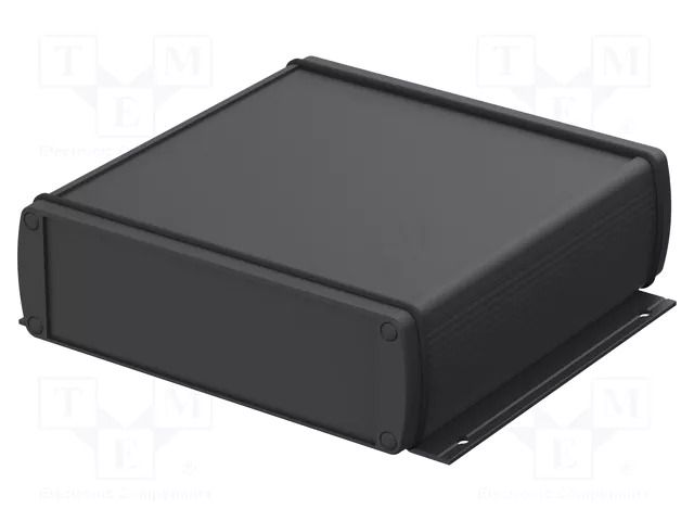 Enclosure: with panel; with fixing lugs; ALUBOS 1600; X: 169mm BOPLA ABPH1600-0150WLSET