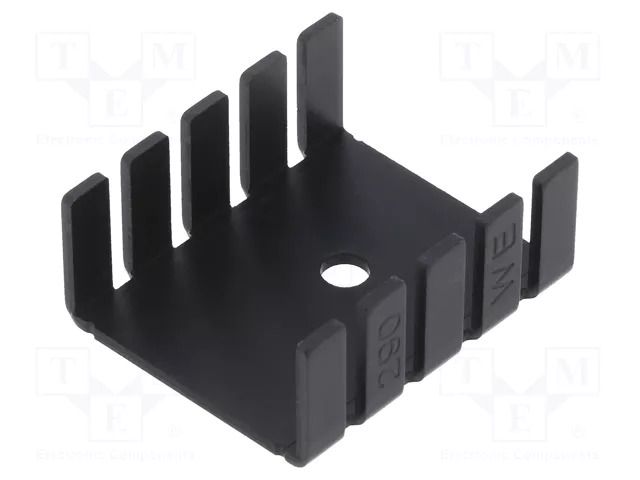 Heatsink: extruded; U; TO202,TO218,TO220; black; L: 30mm; W: 25.4mm Wakefield Thermal 290-1AB