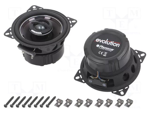 Car loudspeakers; tweeter,woofer; 100mm; 70W; 70Hz÷20kHz; 4Ω PHONOCAR PHONOCAR-02610