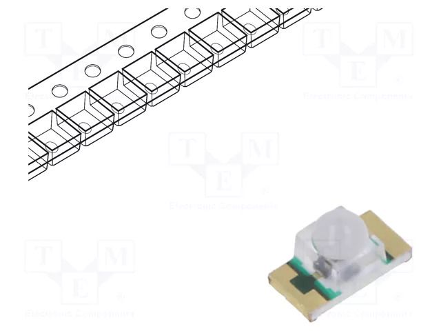 Phototransistor; SMD; Dim: 3.2x1.6x1.9mm; λp max: 940nm; 30V EVERLIGHT PT26-21C/TR8