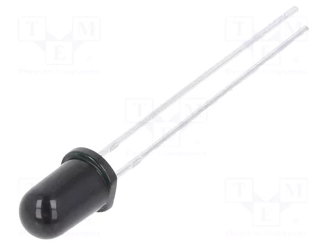 Phototransistor; THT; 5mm; λp max: 940nm; 30V; Lens: black EVERLIGHT PT334-6B