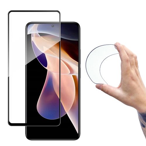 Wozinsky Full Cover Flexi Nano Glass Film Tempered Glass With Frame Xiaomi Redmi Note 11 Pro + / 11 Pro Transparent, Wozinsky 5907769319235