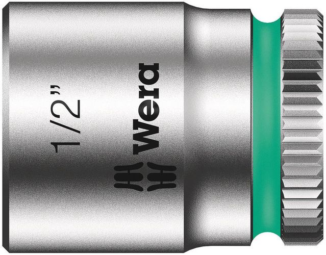 8790 HMA Zyklop 1/4" socket, 1/2"x23.0, Wera 05003522001