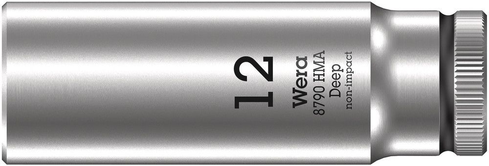 8790 HMA Deep 1/4" socket, 12.0x50.0, Wera 05004509001