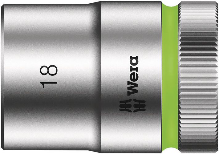 8790 HMC Zyklop socket with 1/2" drive, 18.0x37.0, Wera 05003609001